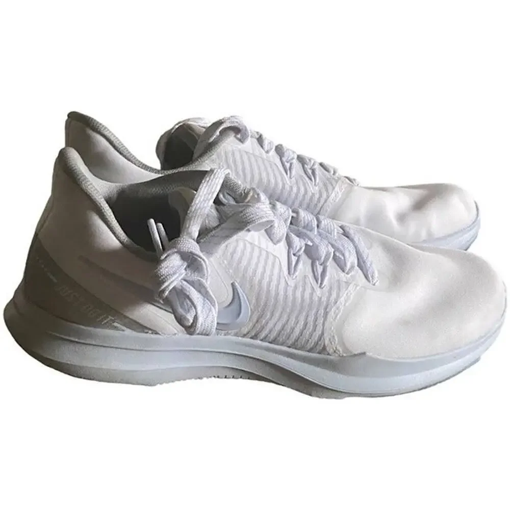 Nike Trainers Sneakers Womens Size 6.5 White Athletic Lace Up Running AA7773-100